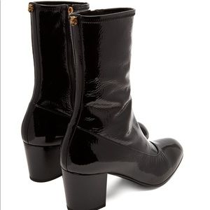 Gucci Black Printyl Boots